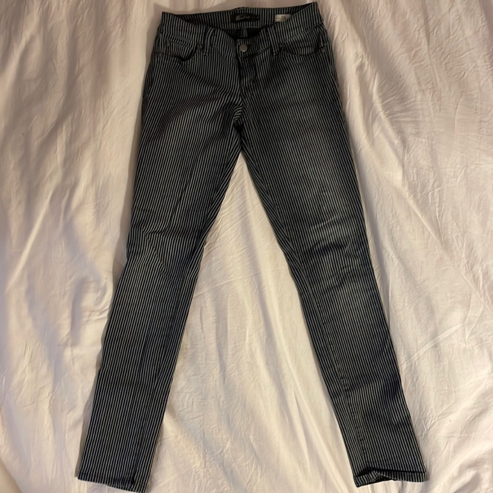 Level 99 LIZA striped skinny Jean size 27